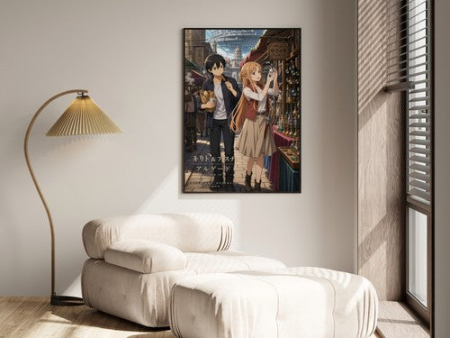 Sword Art Online Sao13 Kirito Asuna Algade Market Window Shopping Market Slice O