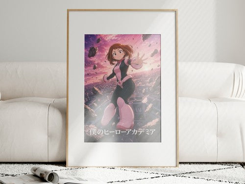 My Hero Academia G2 Uraraka Float Anime Poster