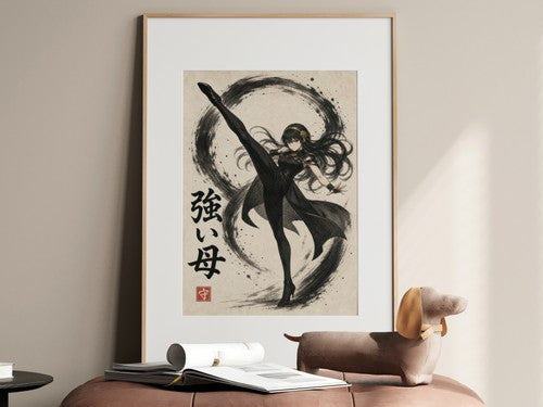 Spy x Family Yor Sumie Power Kick Kinetic Sumie Character Poster Anime Poster