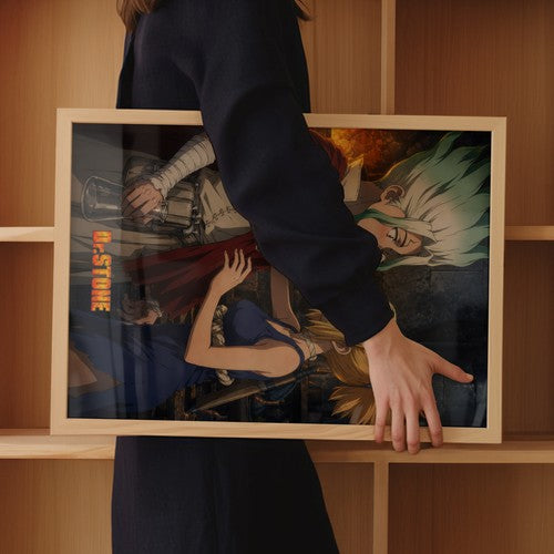 Dr. Stone P19 Senku Kohaku Care Anime Poster