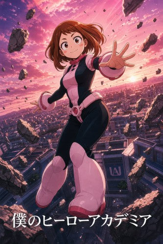 My Hero Academia G2 Uraraka Float Anime Poster