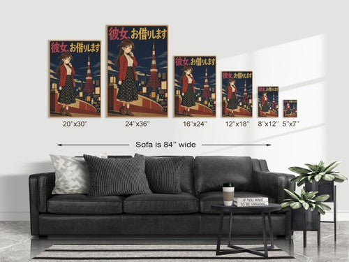 Rent a Girlfriend G7 Chizuru Travel Anime Poster