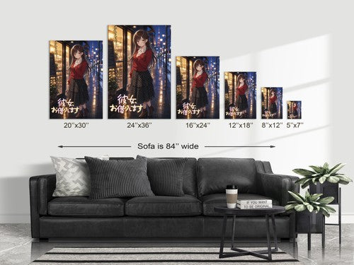 Rent a Girlfriend G1 Chizuru Cafe Anime Poster
