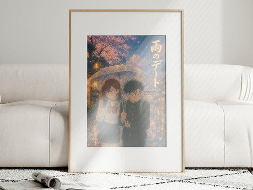 Dandadan Ddd02 Rain Umbrella Ghibli Anime Poster