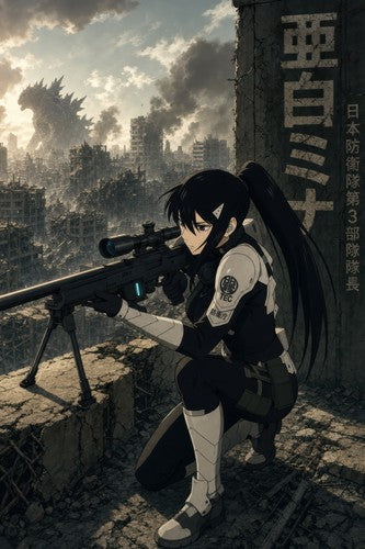 Kaiju No. 8 Kj8 P02 Mina Supported Artillery Anime Native Type Anime Poster