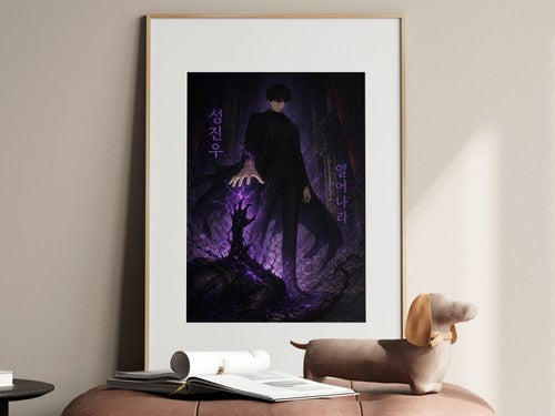 Solo Leveling Sl50 Jinwoo Arise Moment Anime Poster