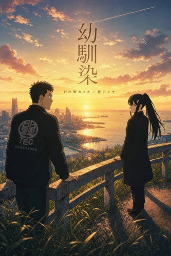 Kaiju No. 8 Kj8 C01 Kafka Mina Childhood Romance Anime Film Anime Poster
