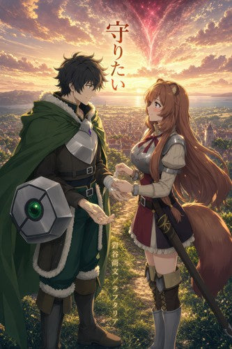 The Rising of the Shield Hero Naofumi Raphtalia Dawn After Wave Romantic Movie A