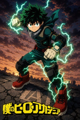 My Hero Academia G1 Deku Fullcowl Anime Poster