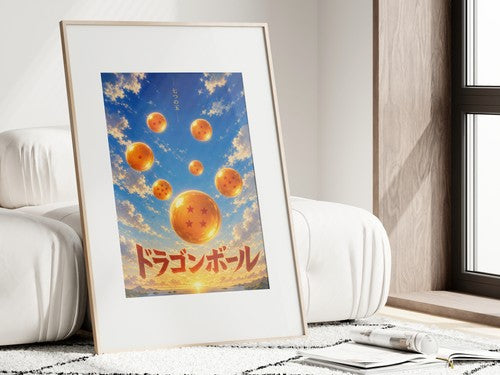 Dragon Ball Dbt01 Seven Dragon Balls Winner Format Anime Poster