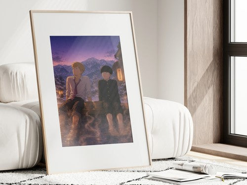 Mob Psycho 100 Mob04Rei Mob Reigei Hotel Bath Towels Pastel Storybook Warmth Ani