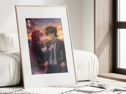 High School DxD P12B Issei Rias Promise Anime Poster