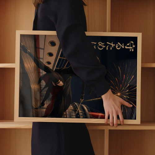 Spy x Family Yor Cruise Fireworks Protection Simplified Luxury Action Poster Ani