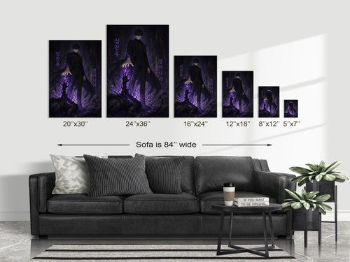 Solo Leveling Sl50 Jinwoo Arise Moment Anime Poster