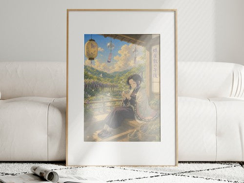 Demon Slayer Mp04 Shinobu Tea Miyazaki Butterfly Porch Anime Poster