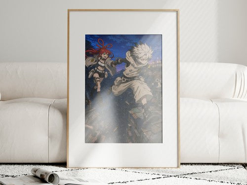 Gachiakuta Gk13 Rudo Riyo Rooftop Run Anime Key Visual Anime Poster