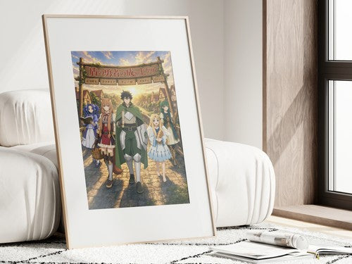 The Rising of the Shield Hero Shield Party Village Rebuilt Hopeful Ensemble Anim