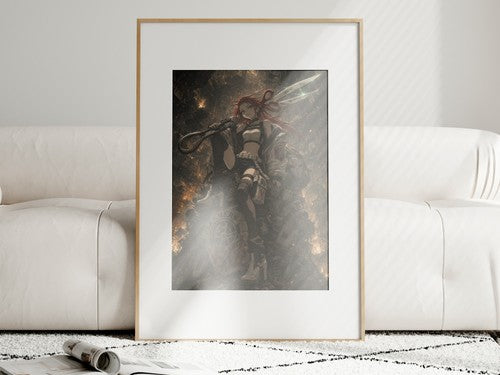 Gachiakuta Gk02 Riyo Cleaners Shears Throne Gritty Cinematic Manga Anime Poster