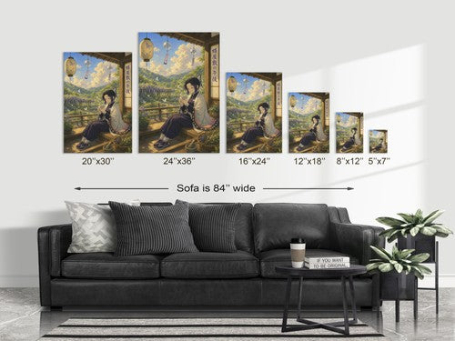 Demon Slayer Mp04 Shinobu Tea Miyazaki Butterfly Porch Anime Poster
