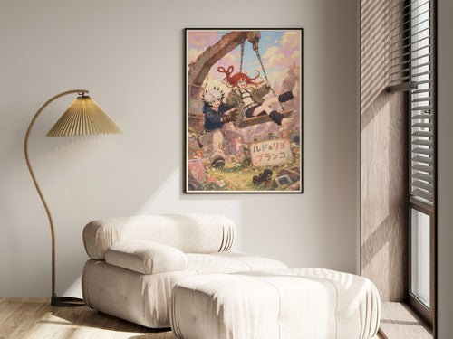 Gachiakuta Gk22 Cute Rudo Riyo Junk Swing Kawaii Anime Poster