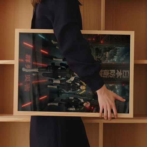 Kaiju No. 8 Kj8 C03 Main Cast Defense Force Deployment Anime Key Art Anime Poste