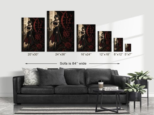 Spy x Family Yor Thorn Princess After Hours Noir Floral Screen Print Editorial A