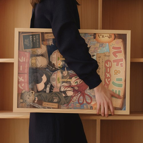 Gachiakuta Gk20 Cute Rudo Riyo Ramen Slurp Kawaii Anime Poster