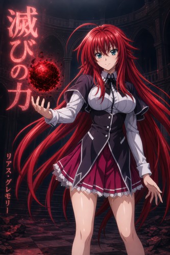 High School DxD P02 Rias Power Of Destruction Anime Poster