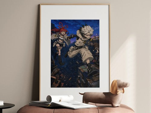 Gachiakuta Gk13 Rudo Riyo Rooftop Run Anime Key Visual Anime Poster