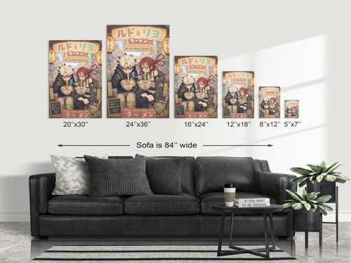 Gachiakuta Gk20 Cute Rudo Riyo Ramen Slurp Kawaii Anime Poster