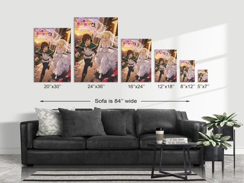 KonoSuba Romantic Duos R12 Darkness Kazuma Escape Anime Poster