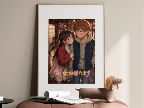 Rent a Girlfriend G9 Close Cling Anime Poster