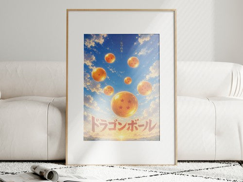 Dragon Ball Dbt01 Seven Dragon Balls Winner Format Anime Poster