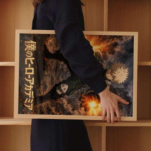 My Hero Academia G2 Bakugo Explosion Anime Poster