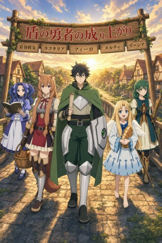 The Rising of the Shield Hero Shield Party Village Rebuilt Hopeful Ensemble Anim