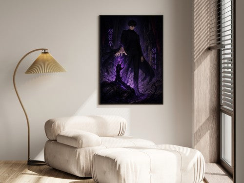 Solo Leveling Sl50 Jinwoo Arise Moment Anime Poster
