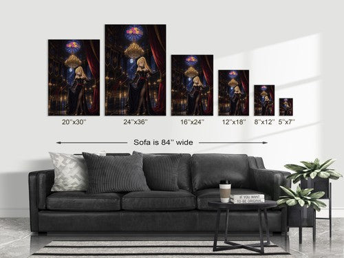 KonoSuba Gooner R15 Darkness Midnight Ballroom Anime Poster