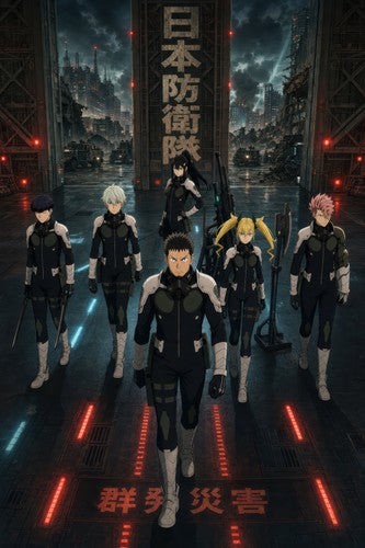 Kaiju No. 8 Kj8 C03 Main Cast Defense Force Deployment Anime Key Art Anime Poste