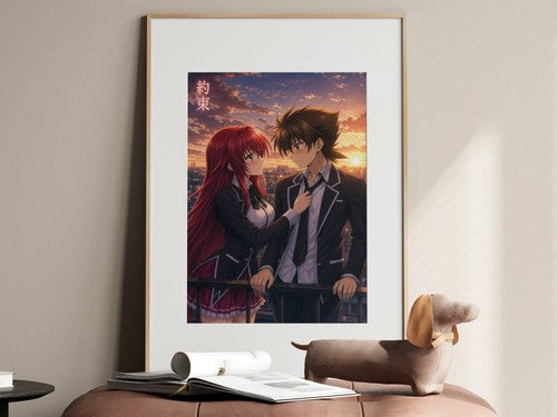 High School DxD P12B Issei Rias Promise Anime Poster