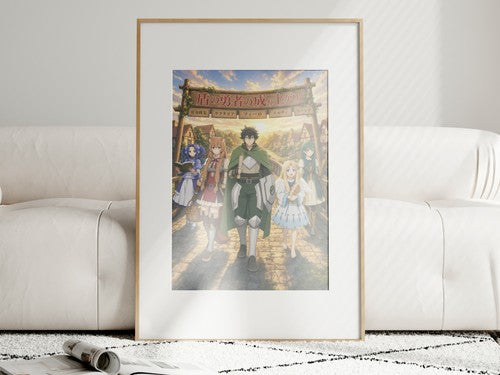 The Rising of the Shield Hero Shield Party Village Rebuilt Hopeful Ensemble Anim