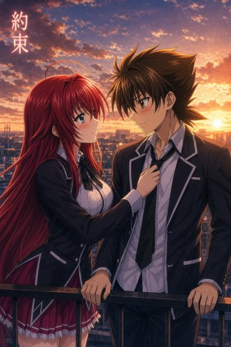 High School DxD P12B Issei Rias Promise Anime Poster
