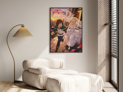 KonoSuba Romantic Duos R12 Darkness Kazuma Escape Anime Poster