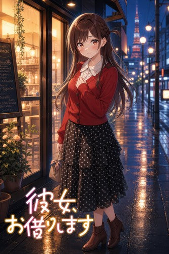 Rent a Girlfriend G1 Chizuru Cafe Anime Poster