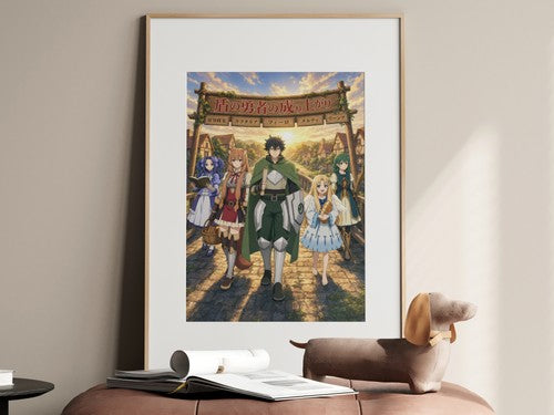The Rising of the Shield Hero Shield Party Village Rebuilt Hopeful Ensemble Anim