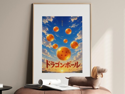 Dragon Ball Dbt01 Seven Dragon Balls Winner Format Anime Poster