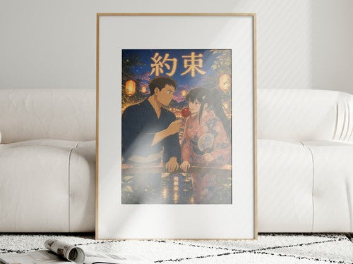 Kaiju No. 8 Kj8 R10 Kafka Mina Summer Festival Miyazaki Anime Poster