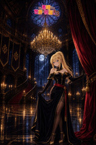 KonoSuba Gooner R15 Darkness Midnight Ballroom Anime Poster