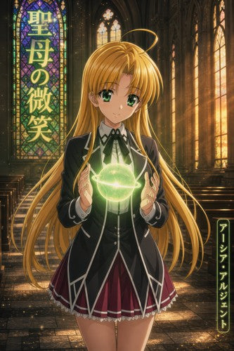 High School DxD P04 Asia Twilight Healing Anime Poster