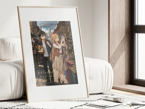 Sword Art Online Sao13 Kirito Asuna Algade Market Window Shopping Market Slice O