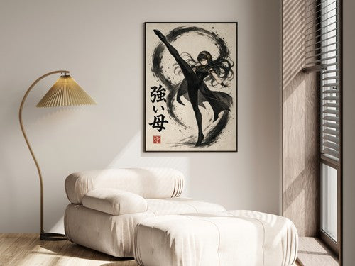 Spy x Family Yor Sumie Power Kick Kinetic Sumie Character Poster Anime Poster